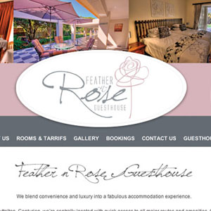 Feather and Rose Website by Mandla Balm Dintwa
